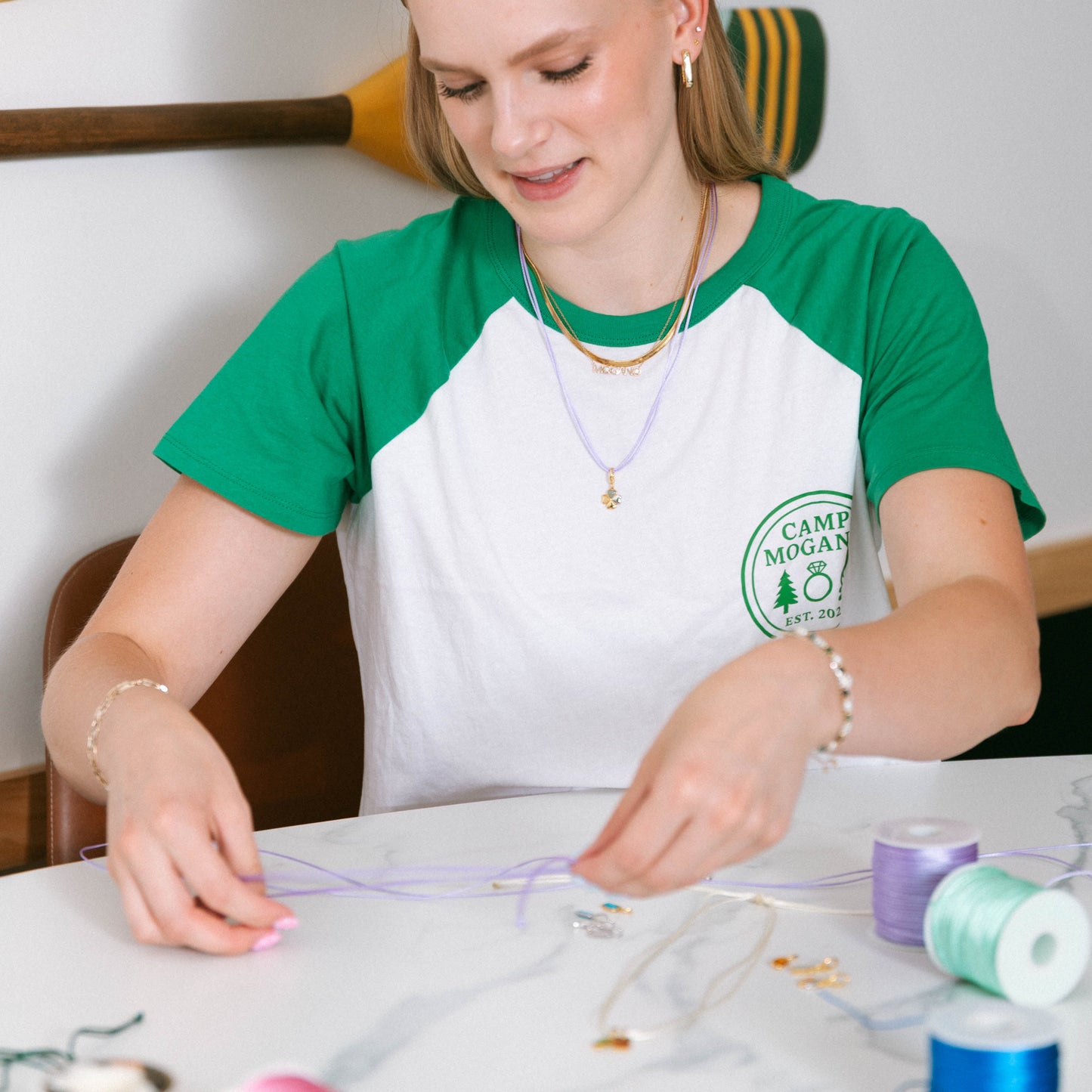 Valentine's Day Satin Cord Necklace Making Workshop