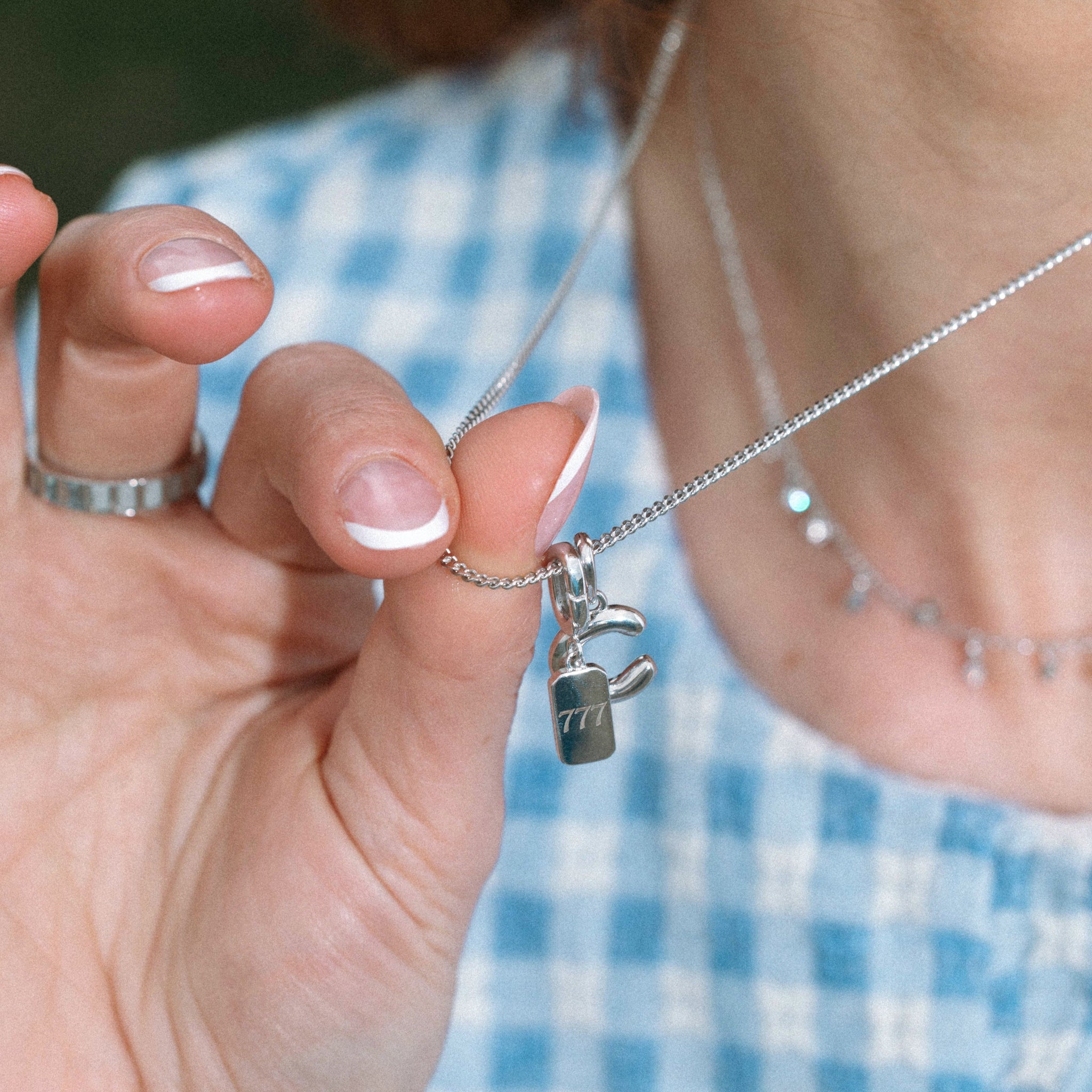 Engravable Jade Charm