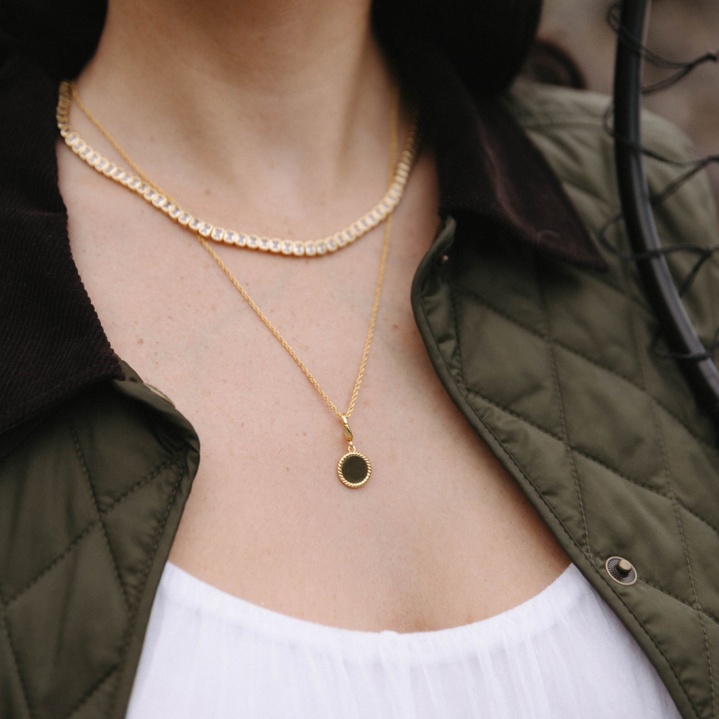 Engravable Round Disc Charm