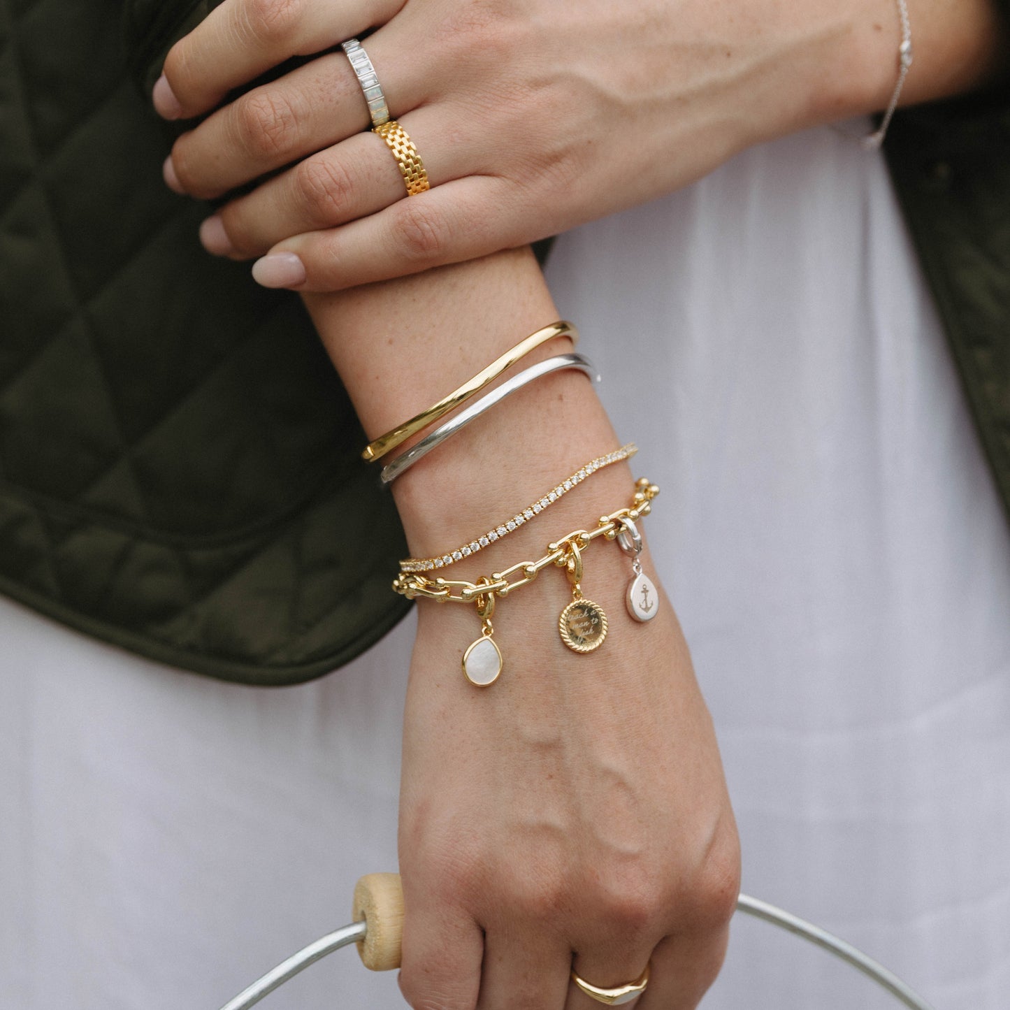 Engravable Round Disc Charm