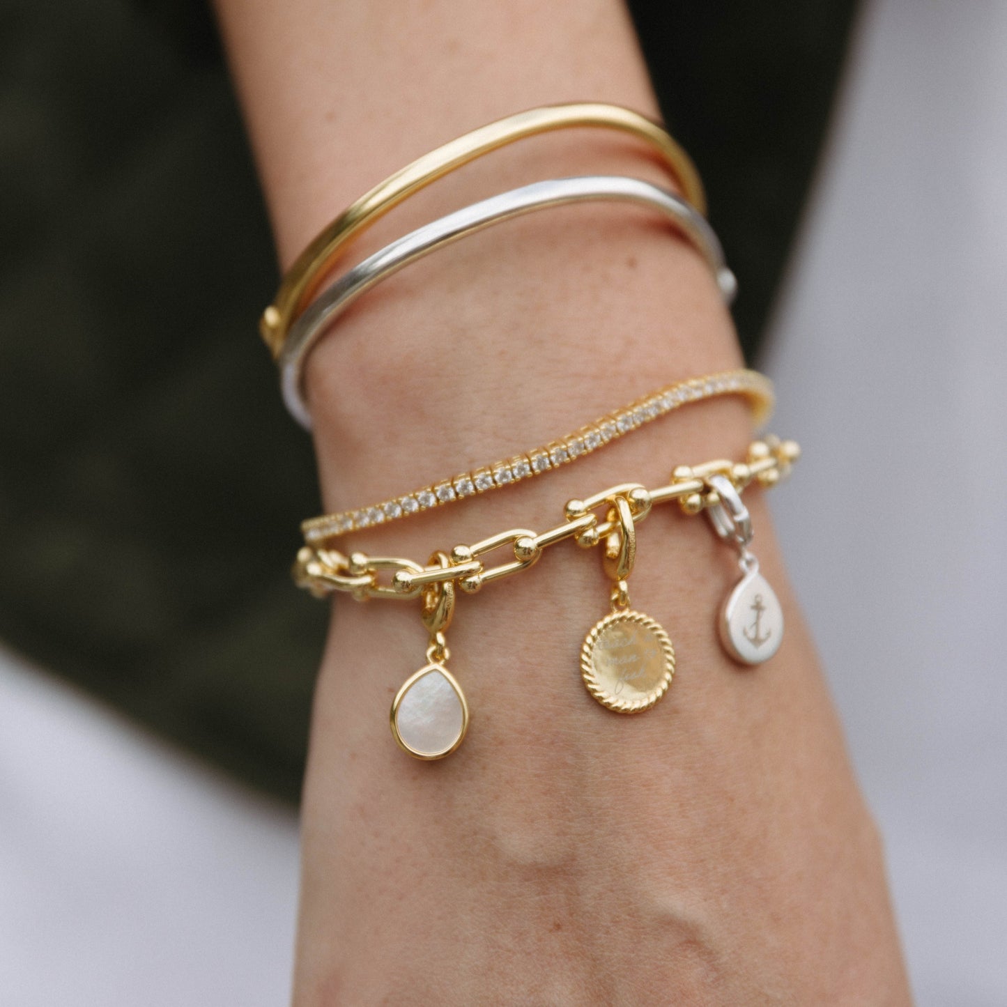 Engravable Round Disc Charm