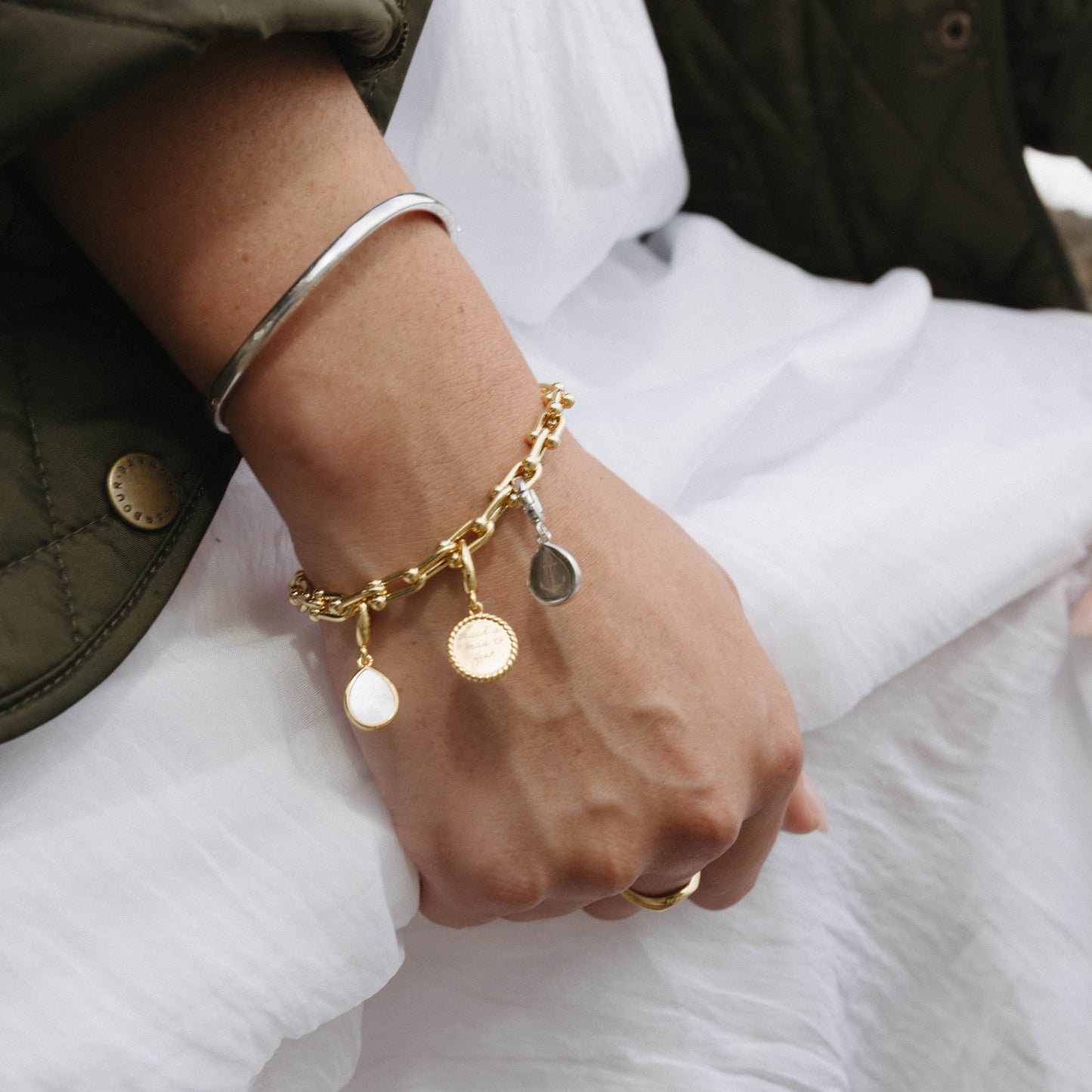 Engravable Round Disc Charm