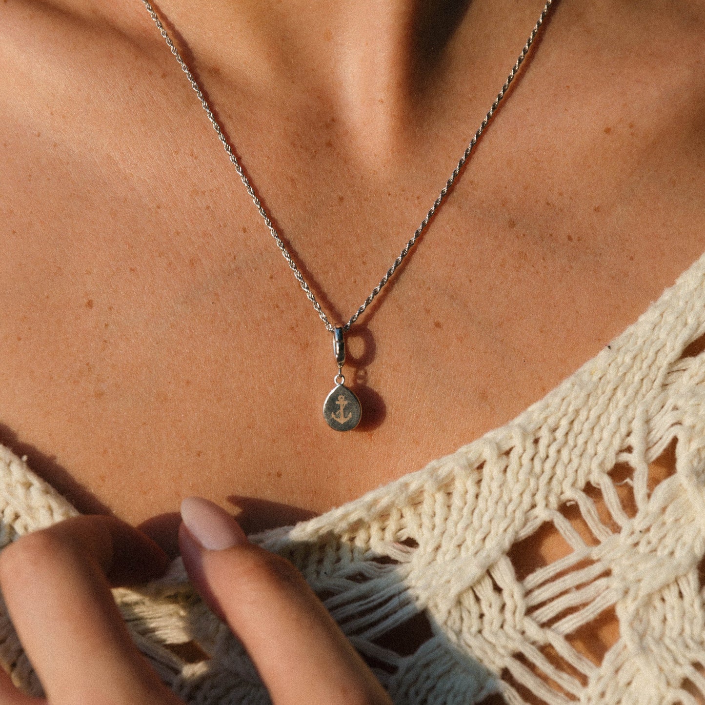 Engravable Mother of Pearl Charm