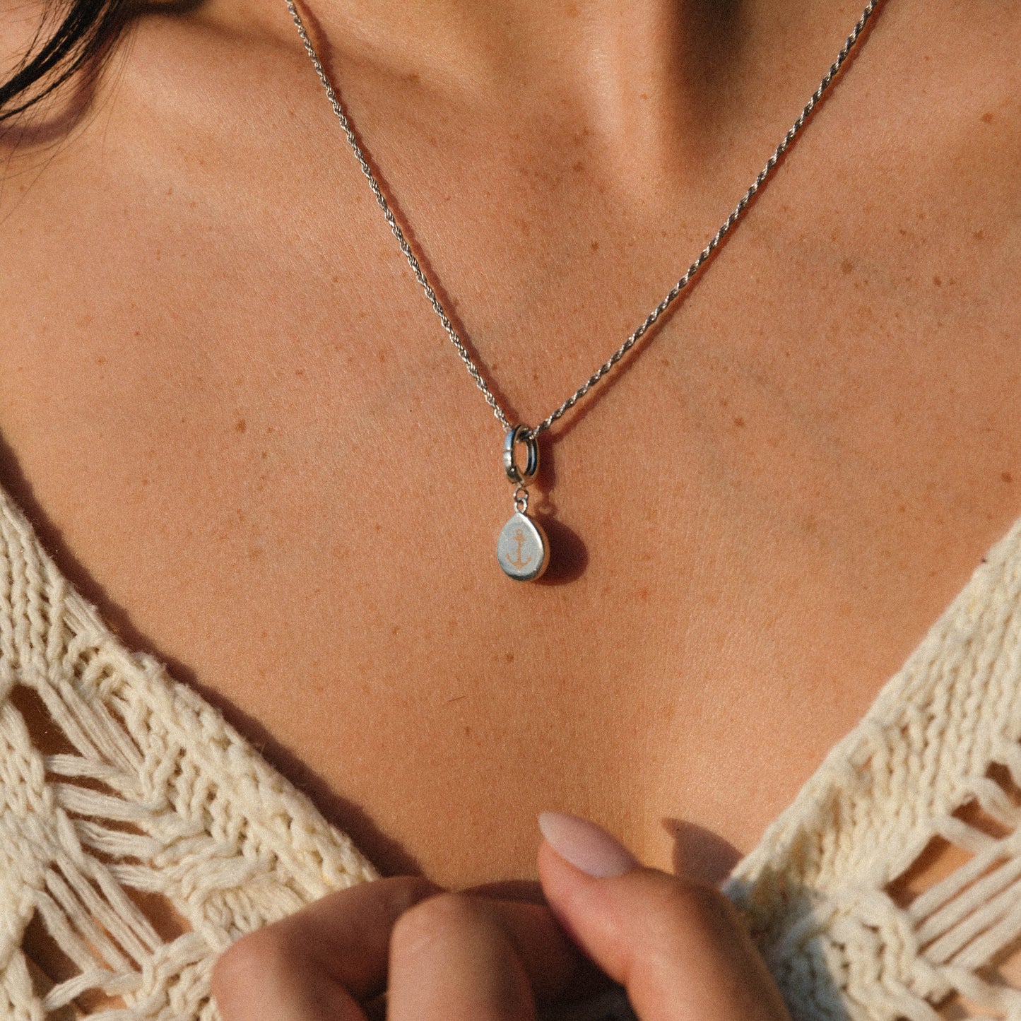Engravable Mother of Pearl Charm