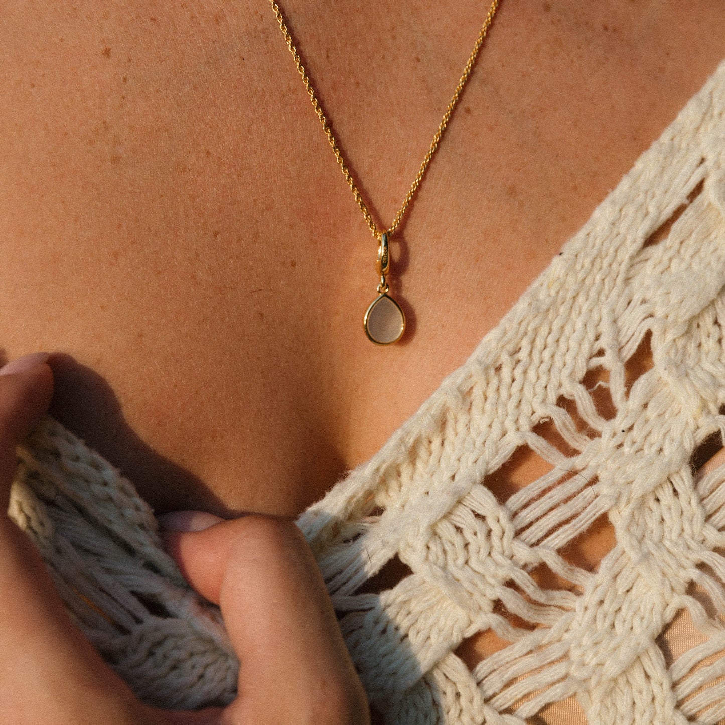 Engravable Mother of Pearl Charm