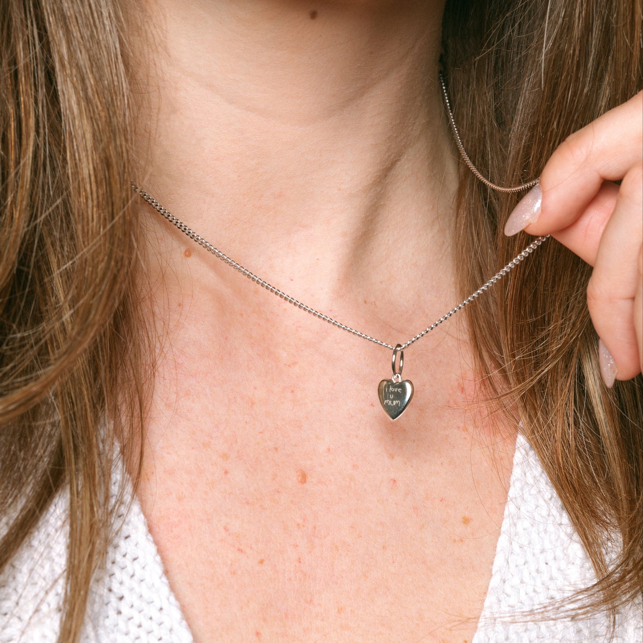 Engravable Heart Charm