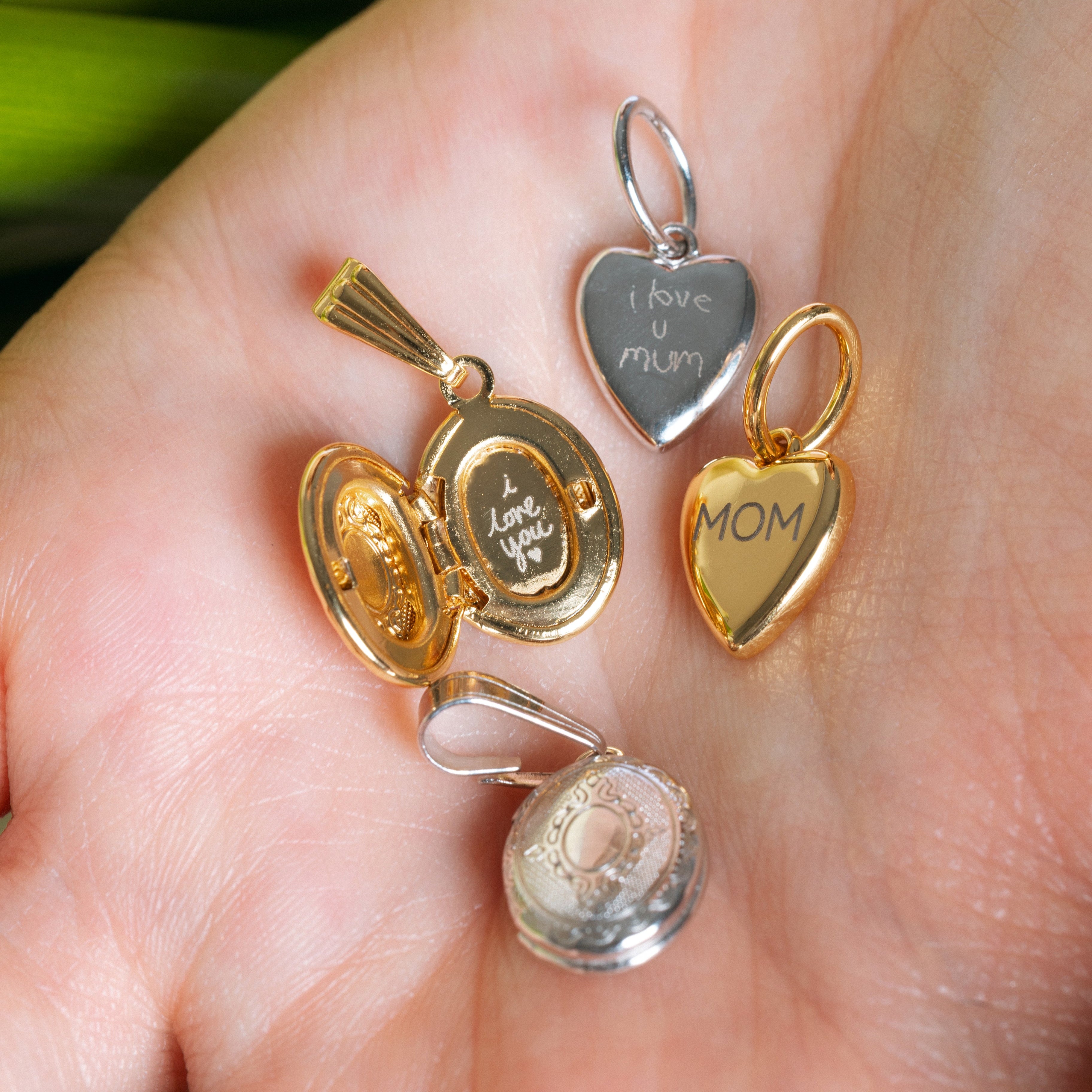 Engravable Heart Charm