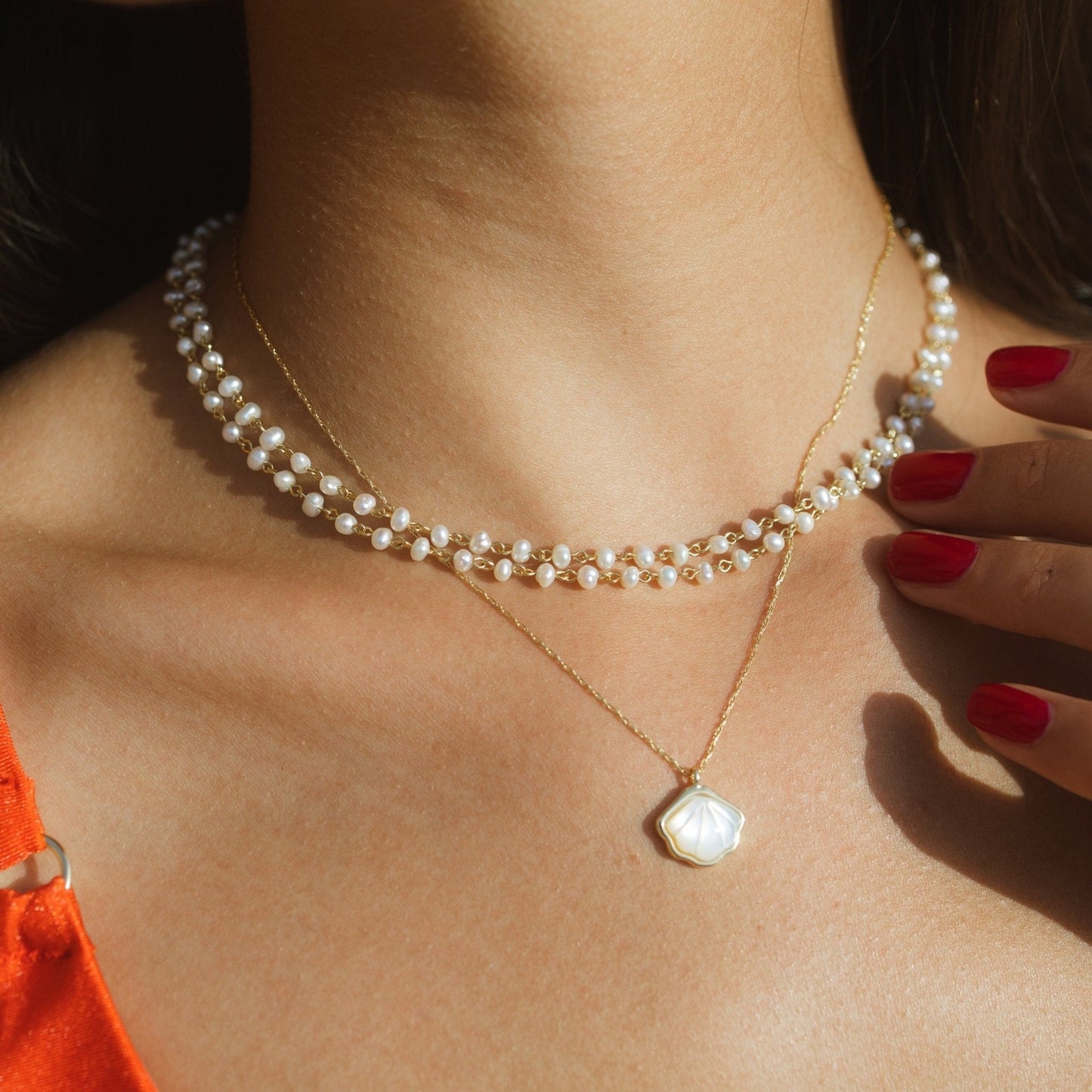 Athena Pearl Necklace