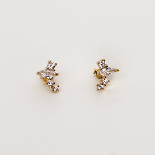 Icy Climber Stud Earrings