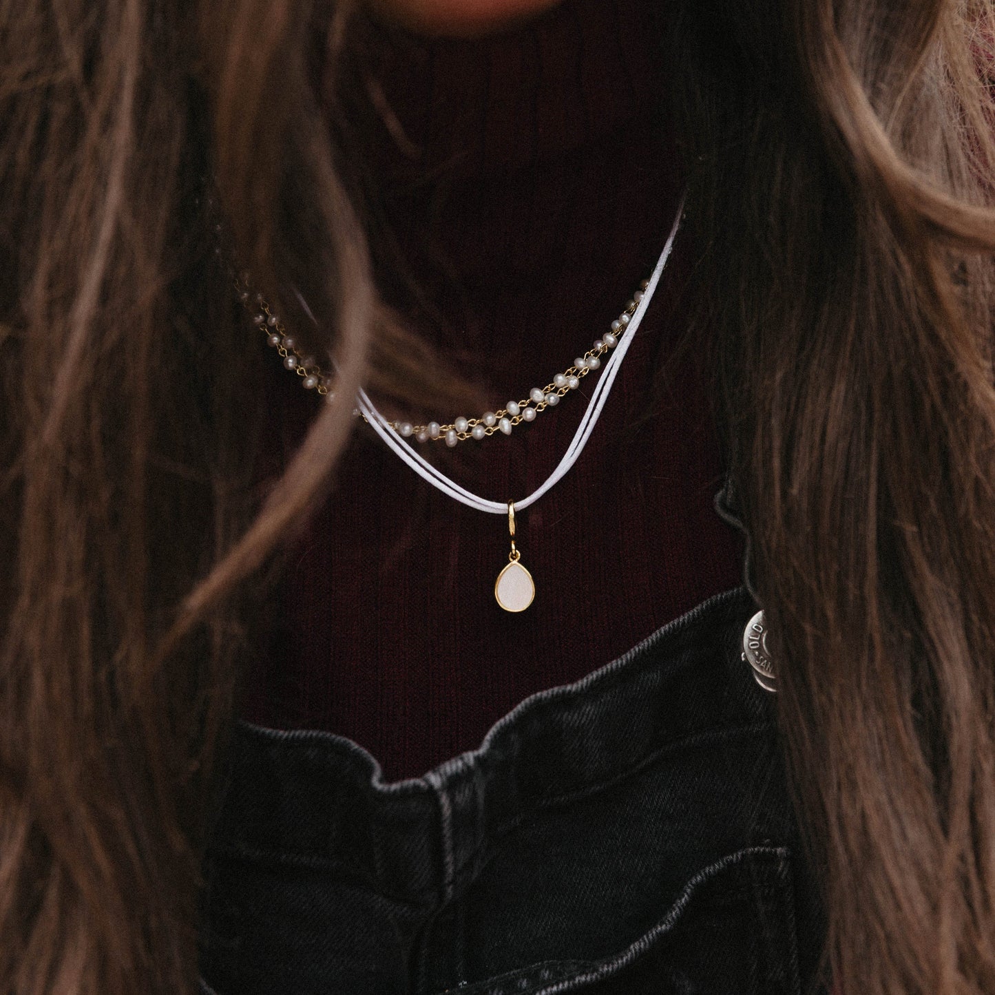 Engravable Mother of Pearl Charm