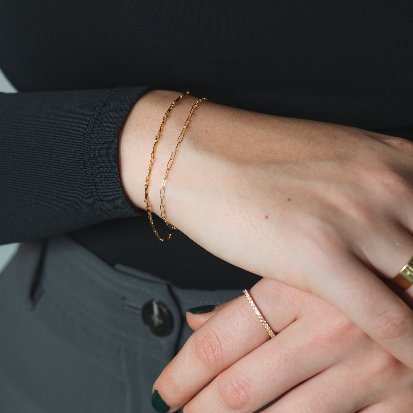 Marquise Bar Bracelet