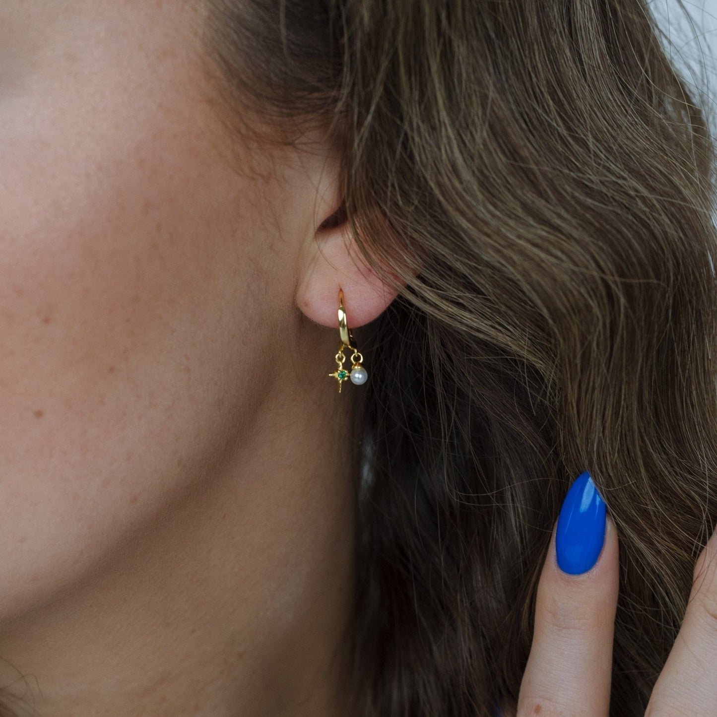 Stevie Huggie Earrings | Hypoallergenic Earrings | Earrings for Sensitive Ears