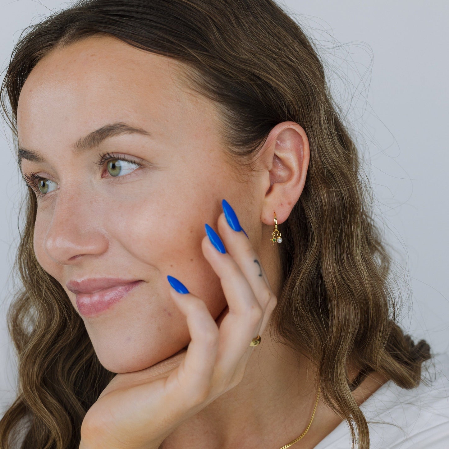 Stevie Huggie Earrings | Hypoallergenic Earrings | Earrings for Sensitive Ears