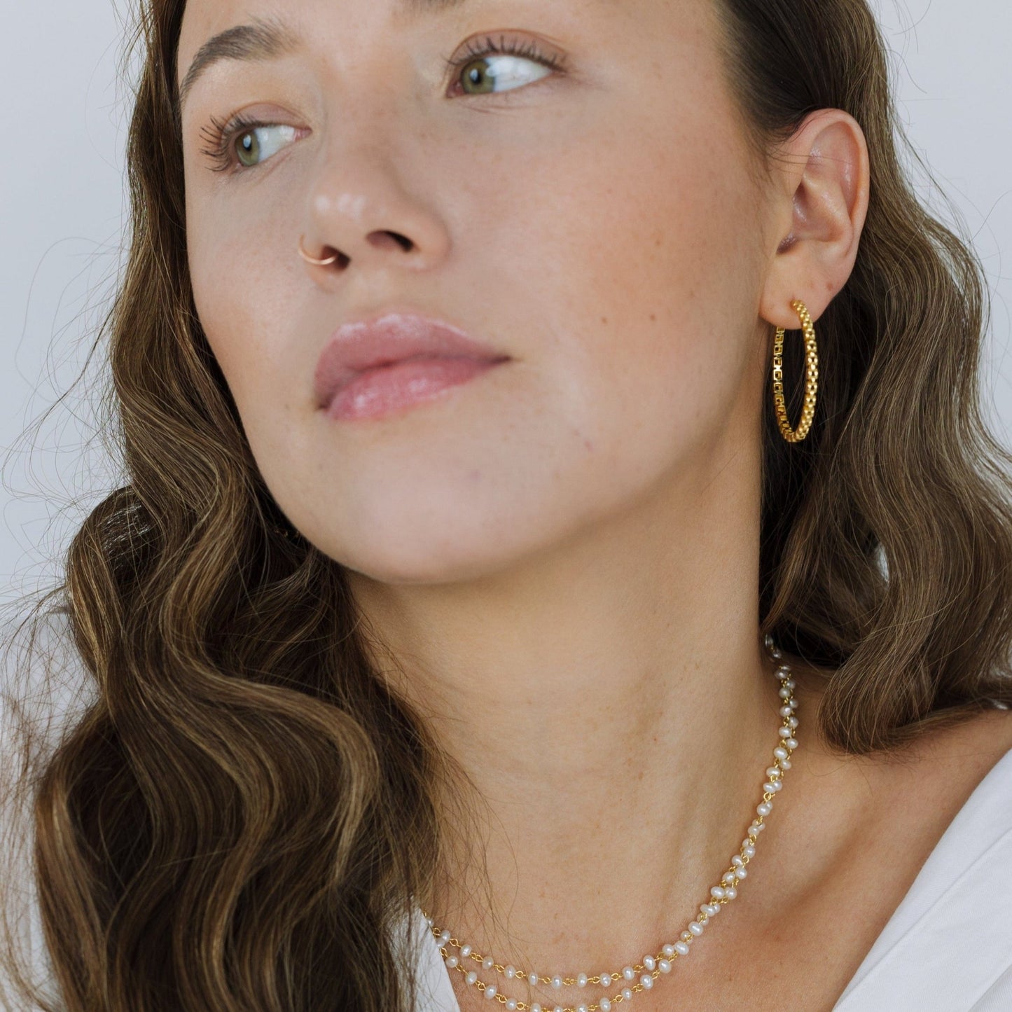 Naomi Hoops Earrings | Hypoallergenic Earrings | Earrings for Sensitive Ears
