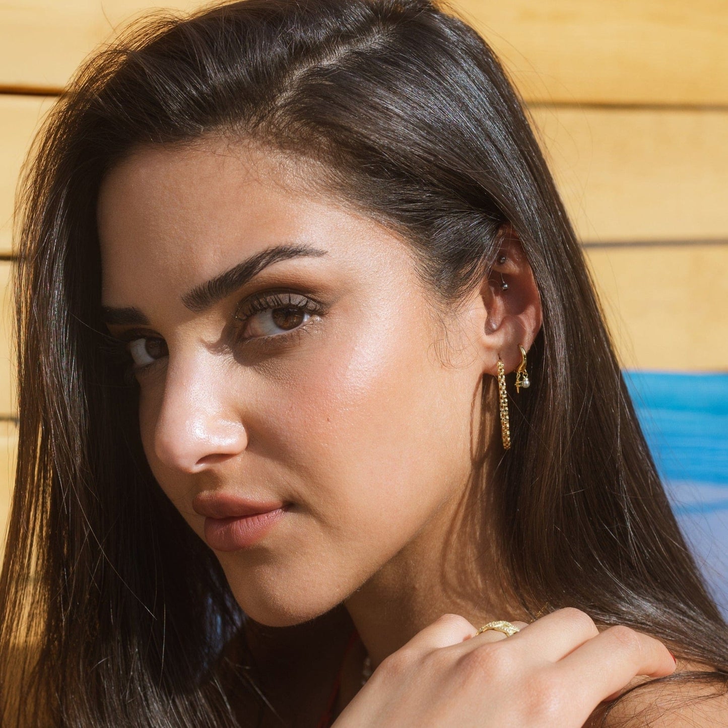 Naomi Hoops Earrings | Hypoallergenic Earrings | Earrings for Sensitive Ears