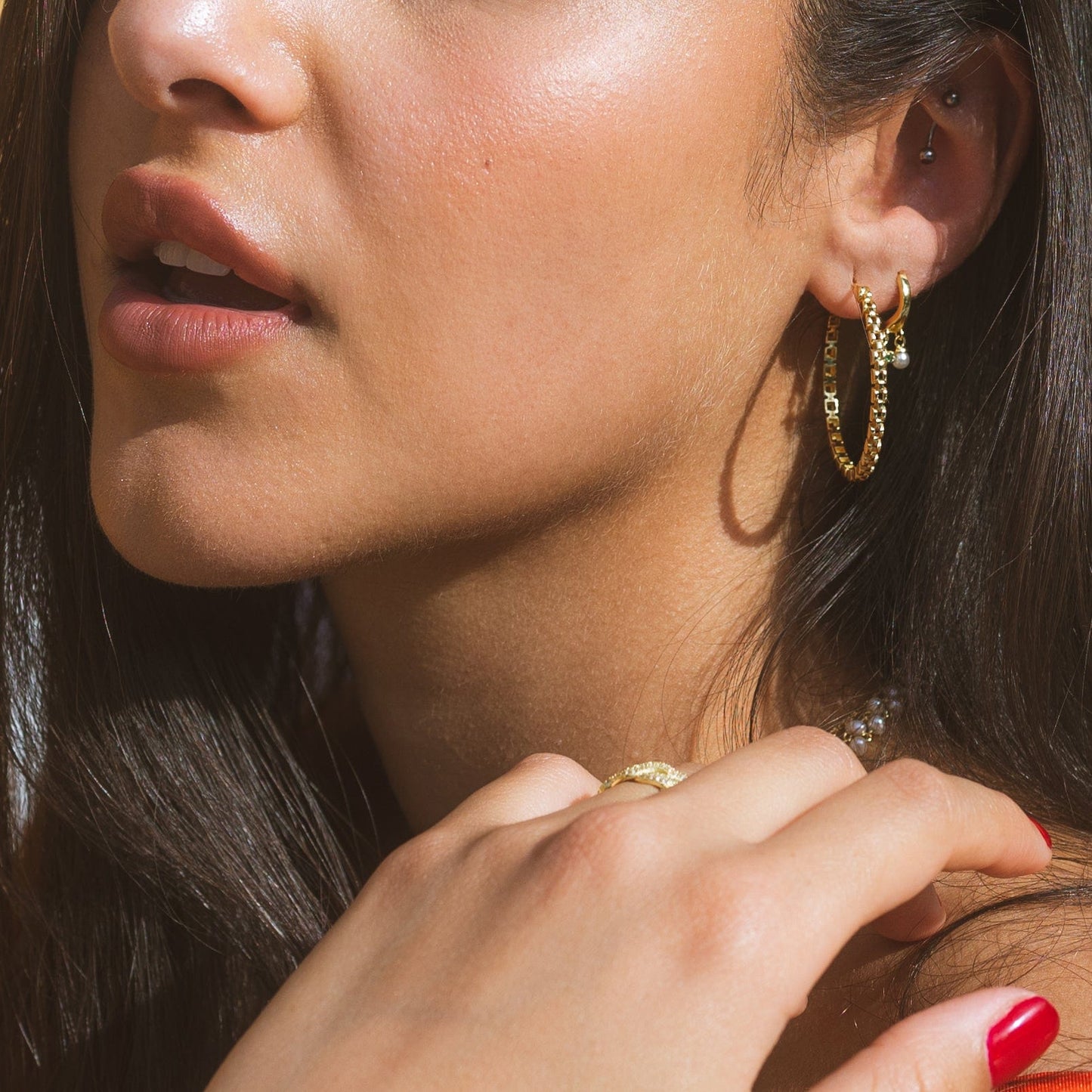 Naomi Hoops Earrings | Hypoallergenic Earrings | Earrings for Sensitive Ears