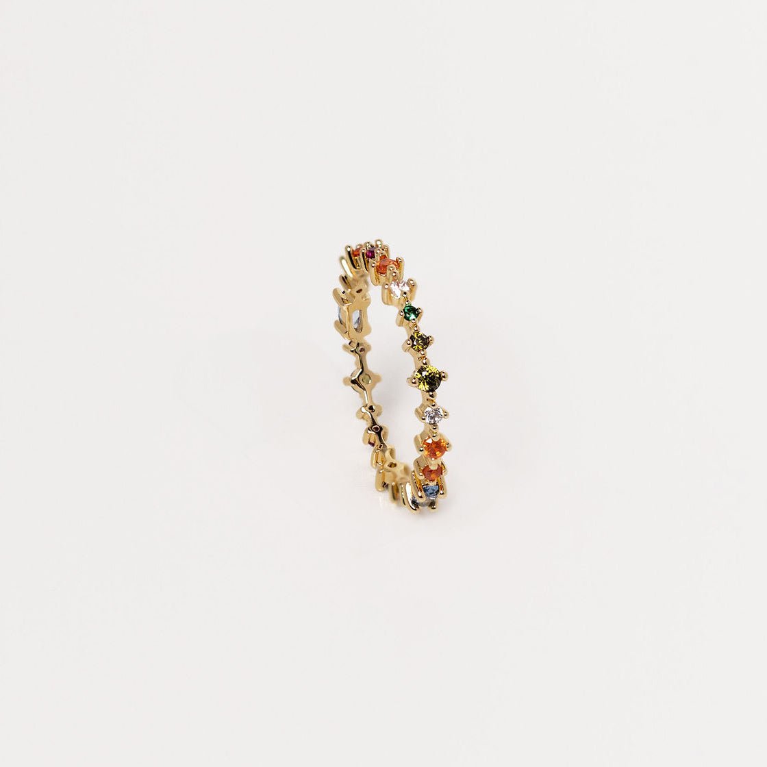 Isla Ring - Gemstone Infinity Band