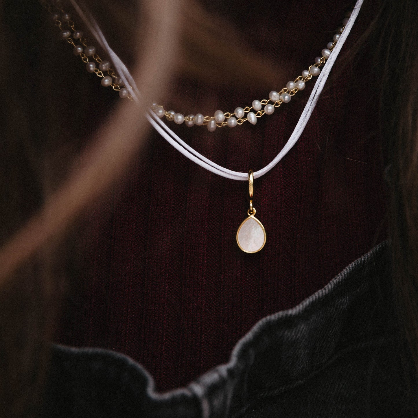 Engravable Mother of Pearl Charm
