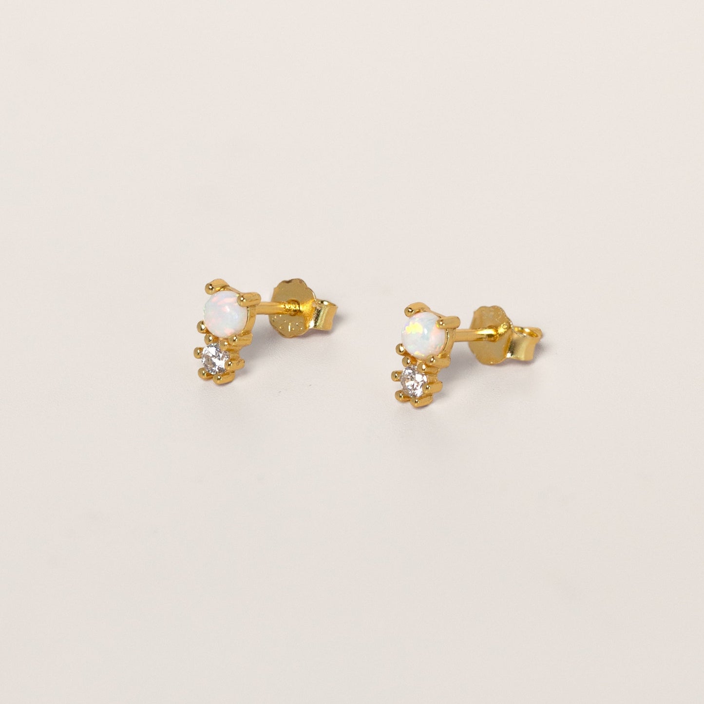 Opal Stud Earrings | Hypoallergenic Earrings | Earrings for Sensitive Ears