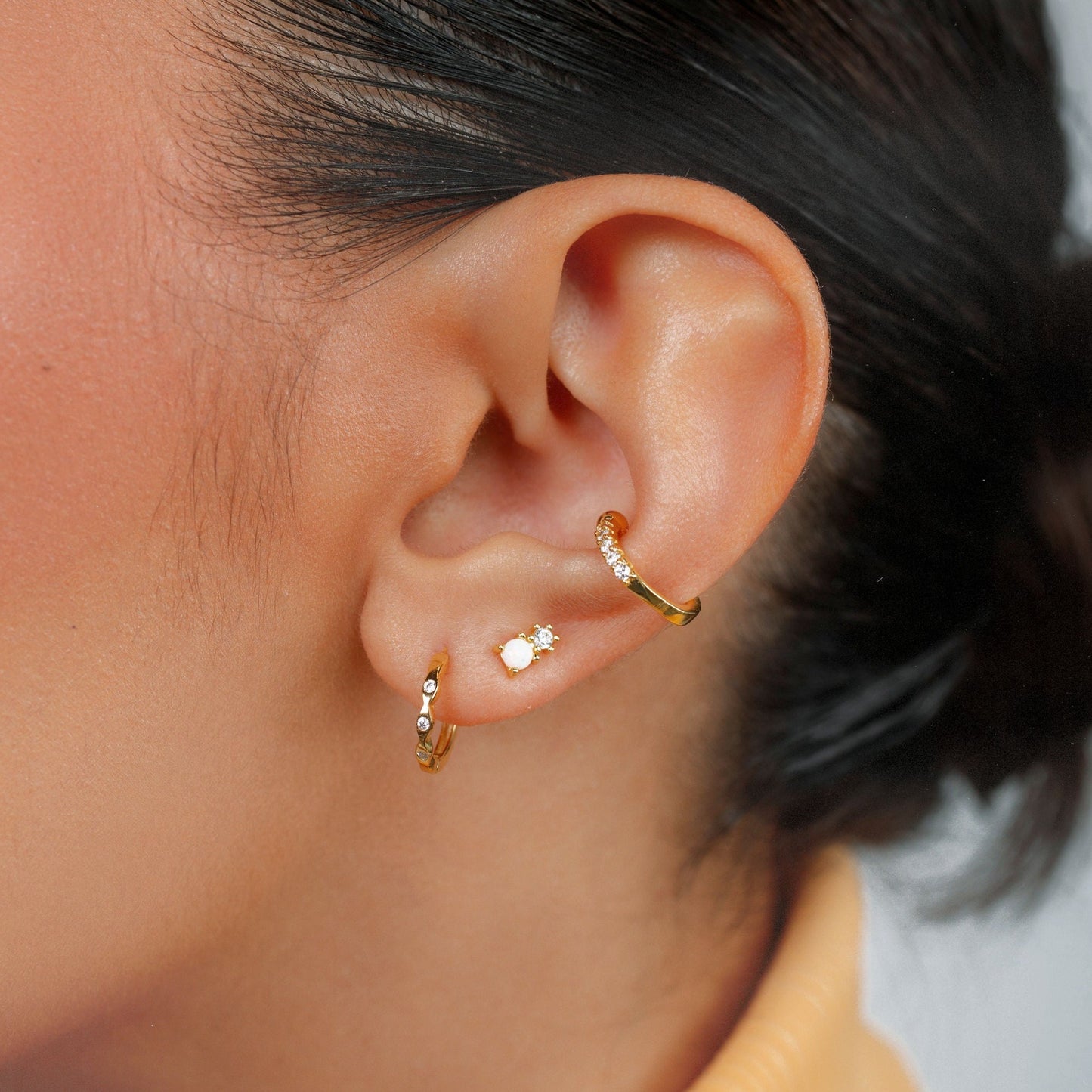 Opal Stud Earrings | Hypoallergenic Earrings | Earrings for Sensitive Ears