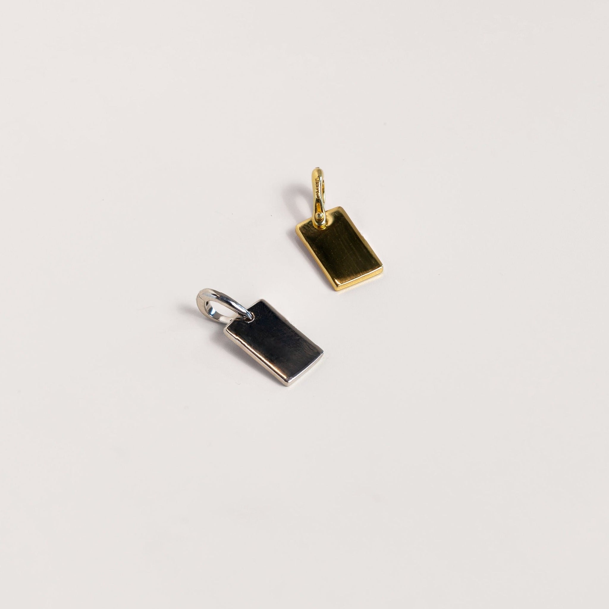 Dog Tag Charm - Engravable