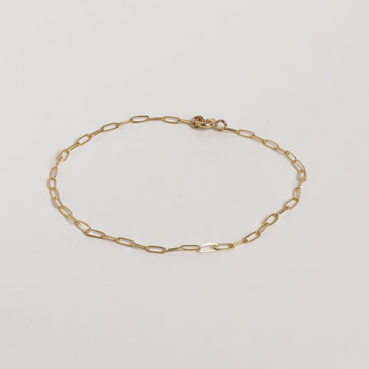 Mini Paperclip Chain Bracelet