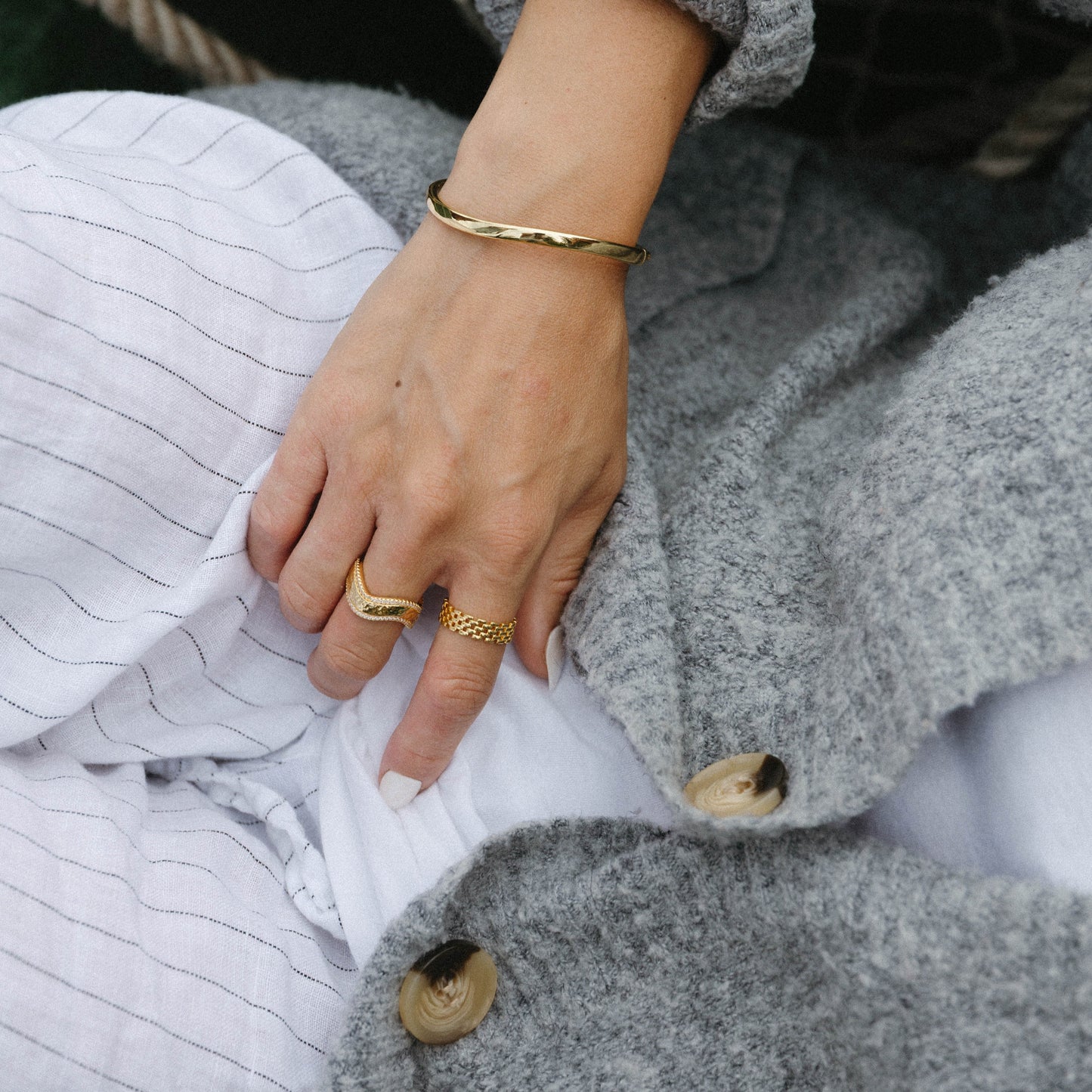 Pave Wave Ring