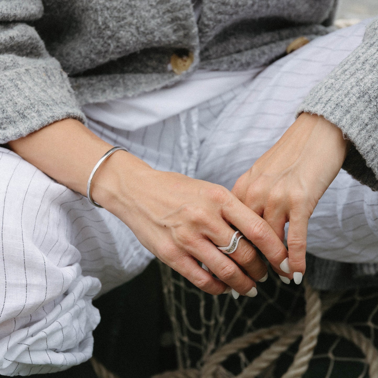 Pave Wave Ring