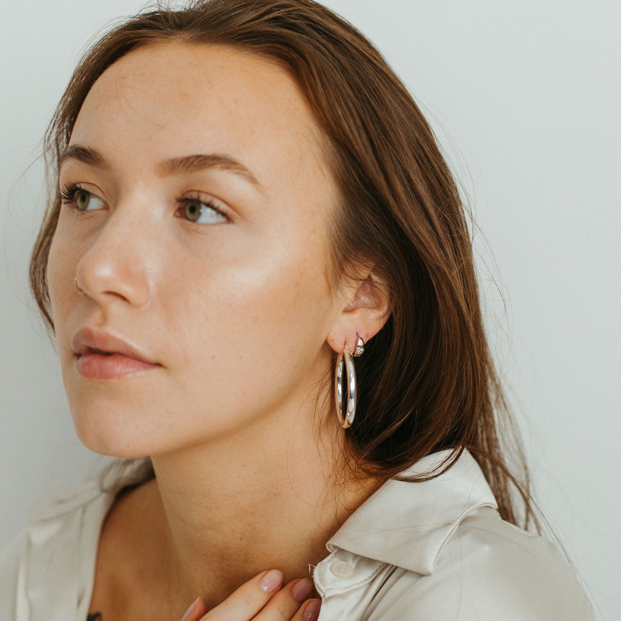 Chunky Charlie Hoops