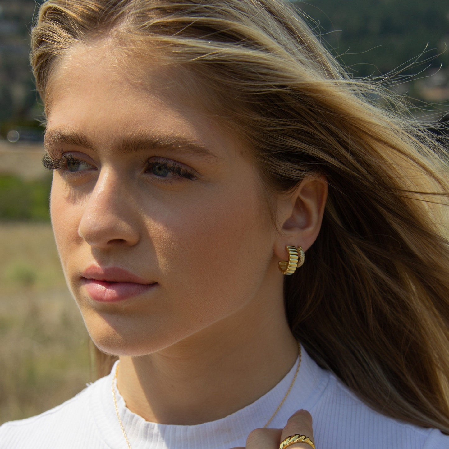 Pamela Hoops | Hypoallergenic Earrings | Earrings for Sensitive Ears