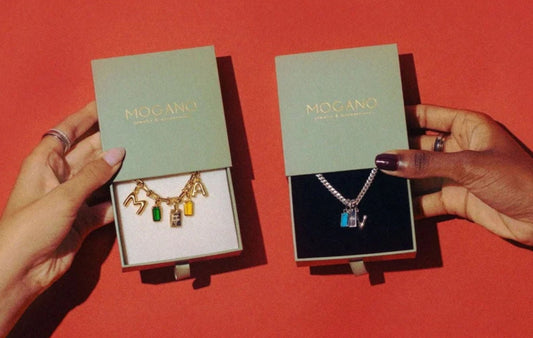 What is November's Birthstone? November Birthstone Charm in Citrine – Mogano hypoallergenic jewelry in gold and silver, designed for everyday wear.