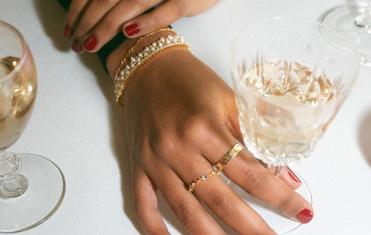 New year jewelry - Mogano hypoallergenic jewelry for all skin types - jewelry stack