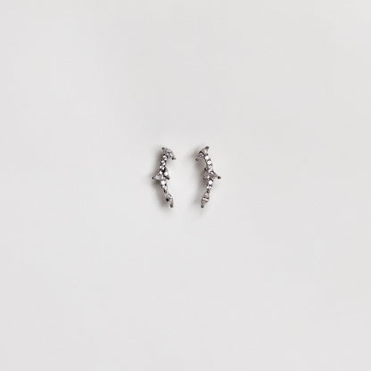 Chalet Climber Stud Earrings | Hypoallergenic Earrings | Earrings for Sensitive Ears