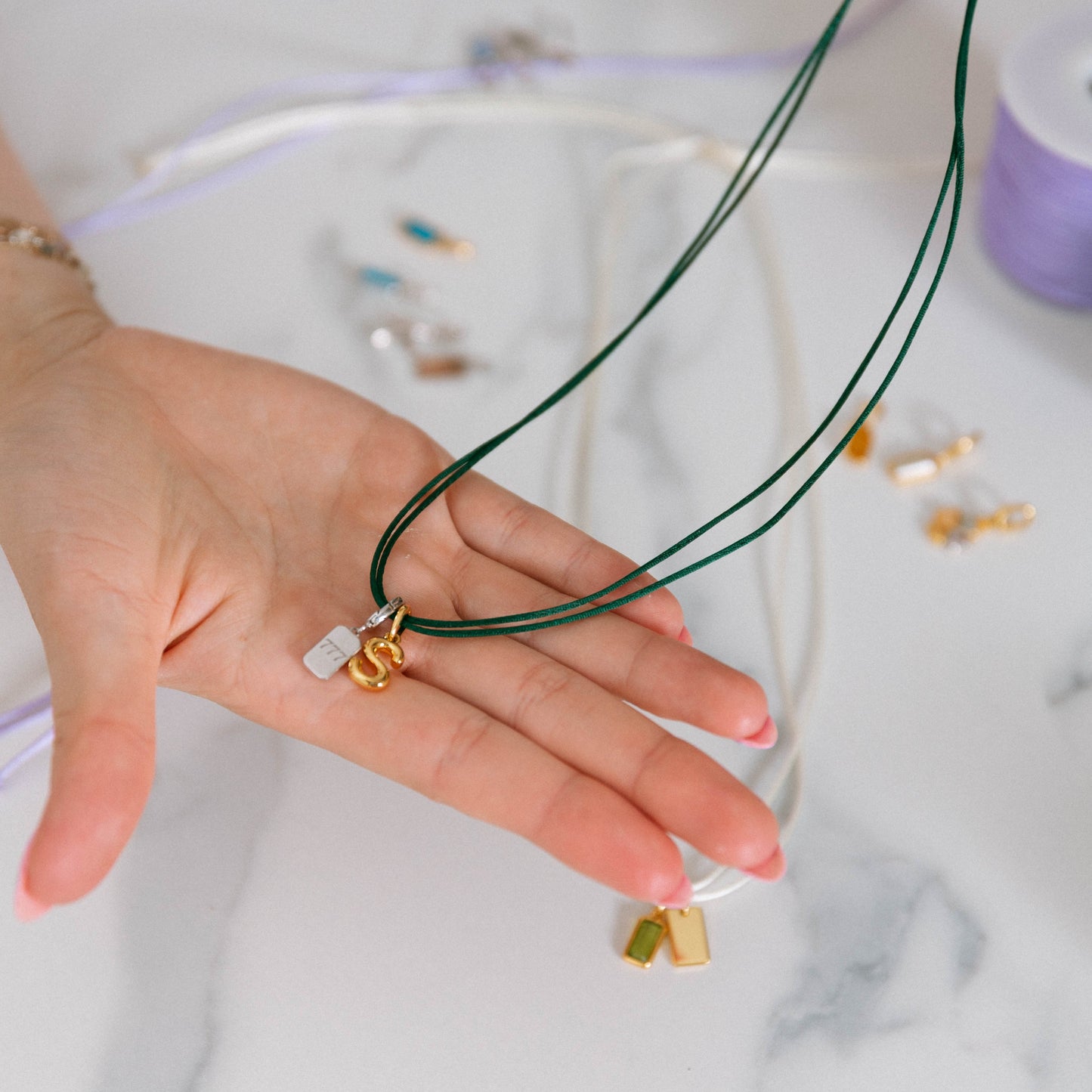 Valentine's Day Satin Cord Necklace Making Workshop