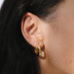 Wavy Hoop Earrings