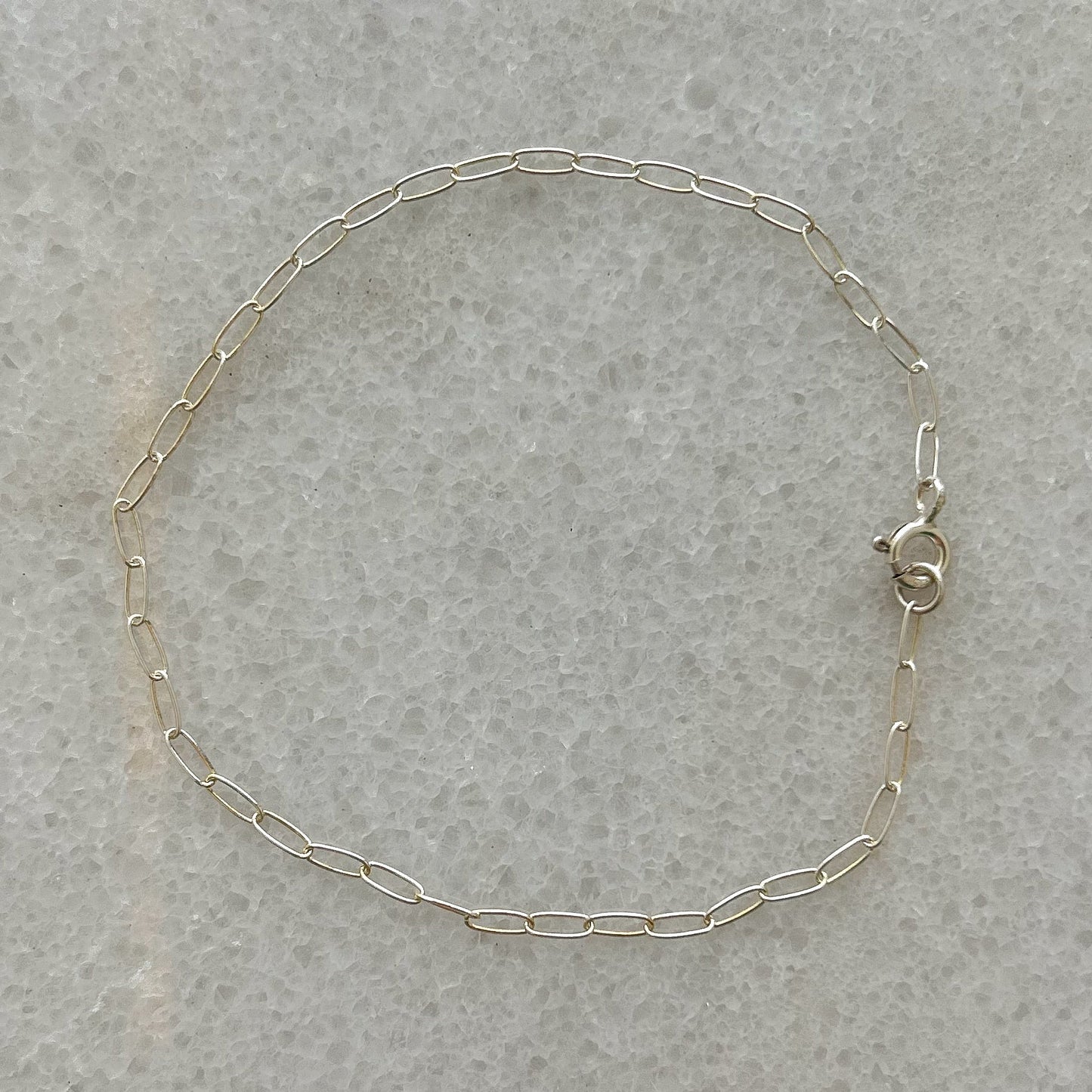 Mini Paperclip Chain Bracelet