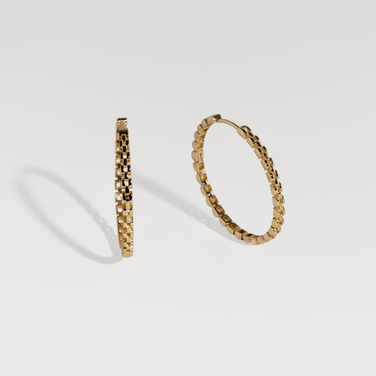 Naomi Hoops Earrings | Hypoallergenic Earrings | Earrings for Sensitive Ears