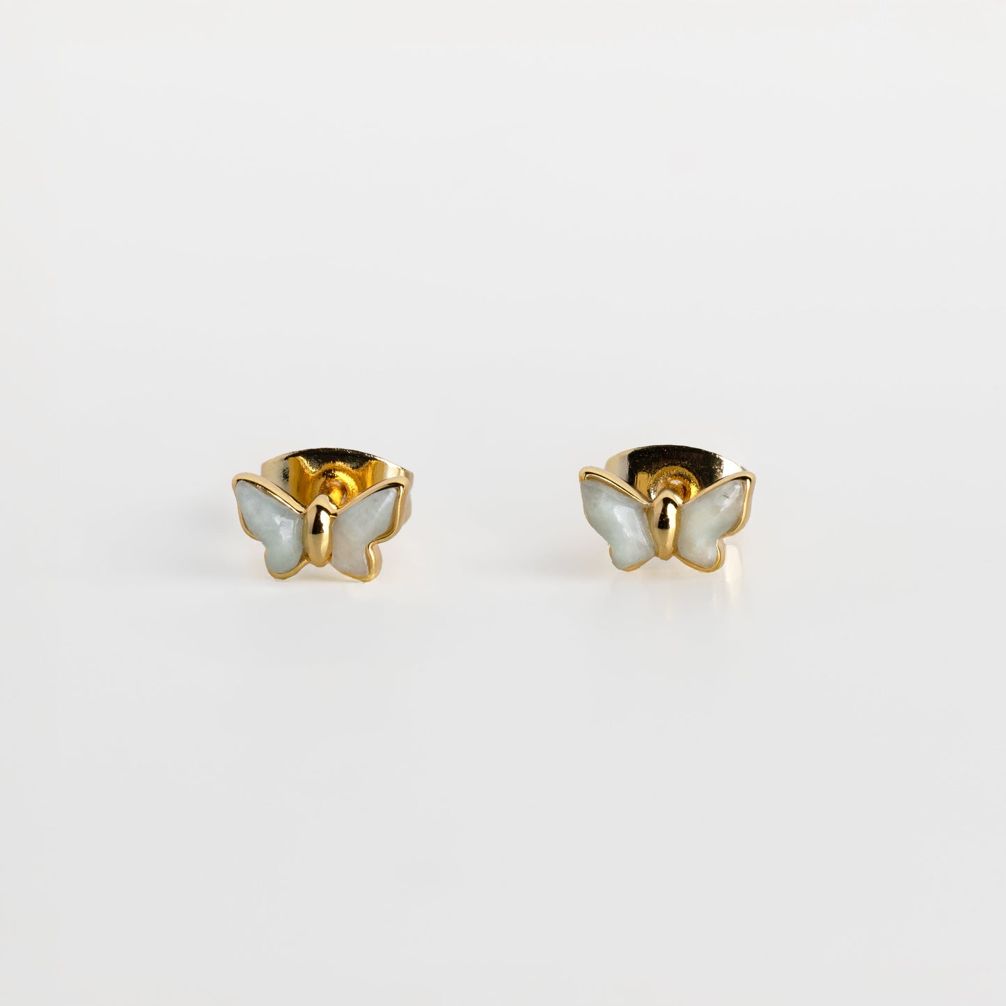 Jade Butterfly Studs