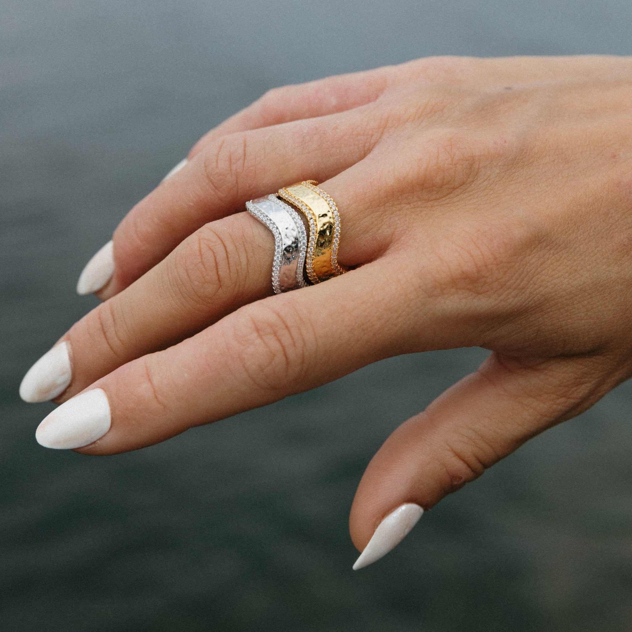 Pave Wave Ring