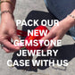 Gemstone Blind Box Jewelry Case | Travel Jewelry Organizer & Bag Charm
