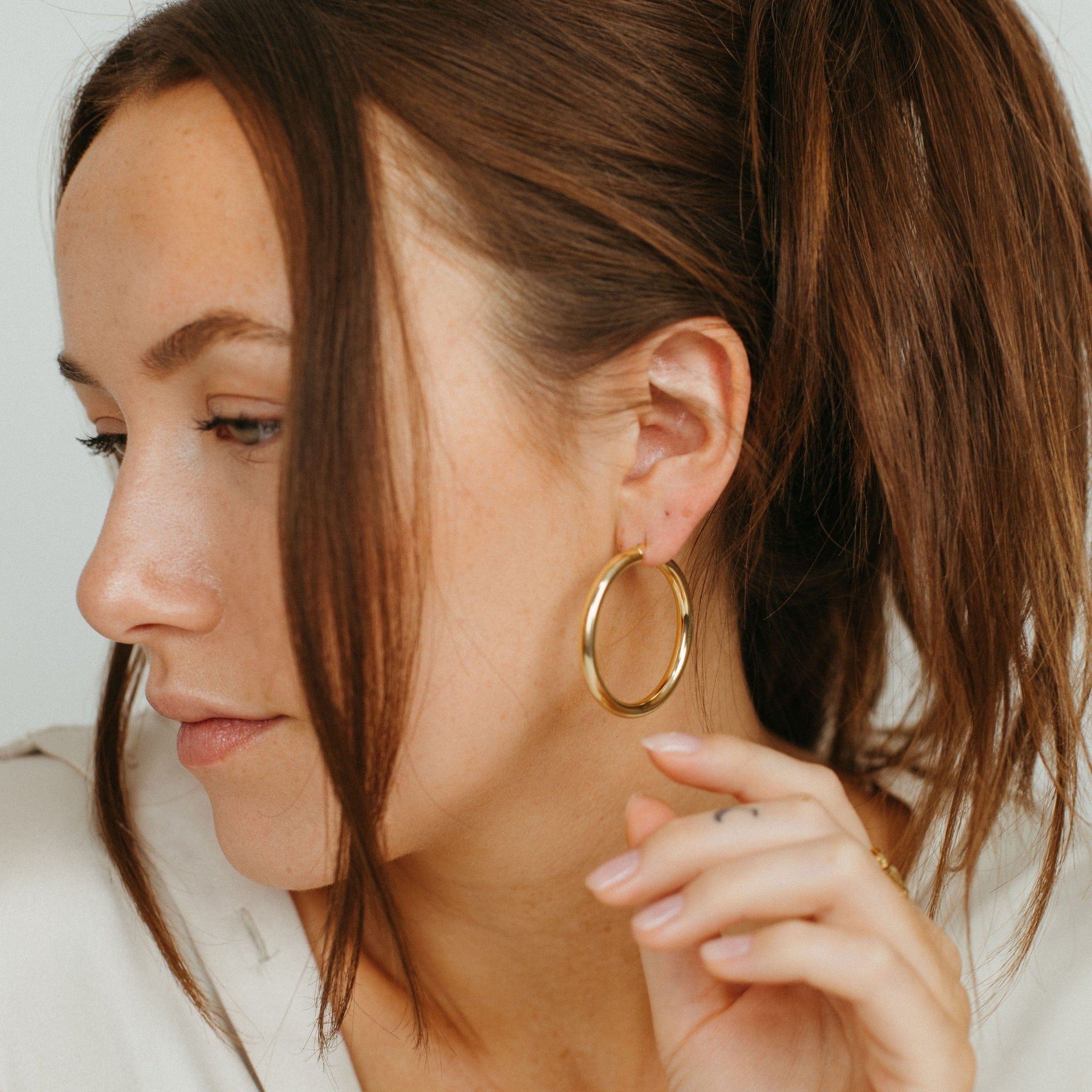 Chunky Charlie Hoops